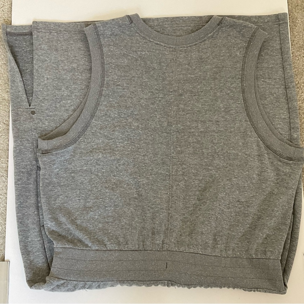 Prana Cozy Up Beach Hopper Hemp Sweatshirt Dress Heather Gray Size XL - Picture 9 of 13